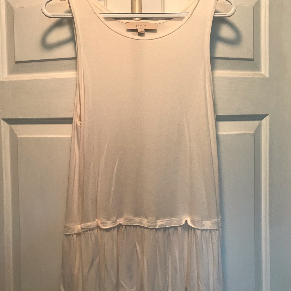 White Loft tank top